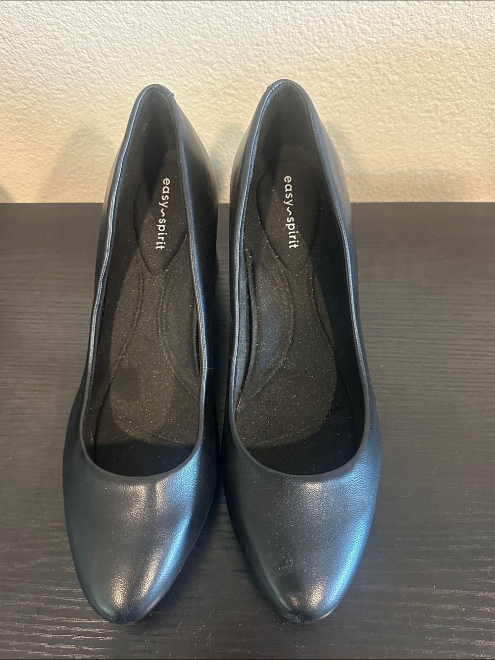 Easy Spirit Black Women's Pointed-Toe Comfort Pumps